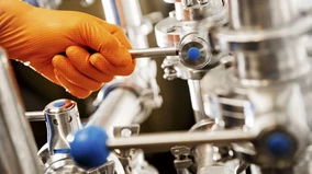 Nitrile Protective Powder Free Gloves Diamond Textured