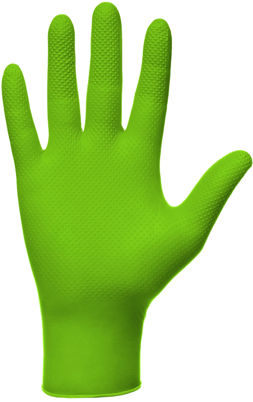 Nitrile Protective Powder Free Gloves Diamond Textured