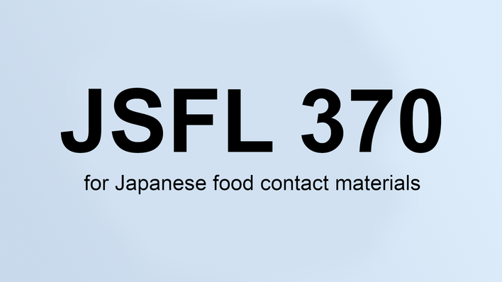JSFL 370 for Japanese food contact materials