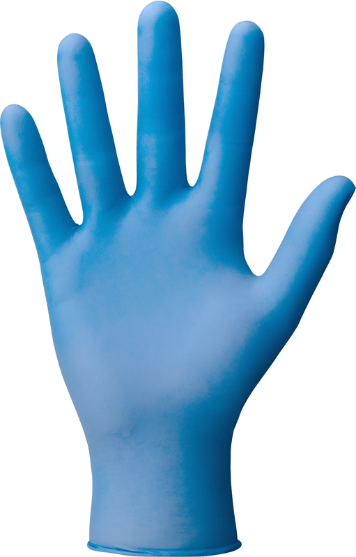 Nitrile Examination Powder Free Gloves Palm Texture