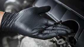 Nitrile Protective Powder Free Gloves Diamond Textured