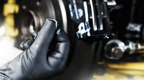 Nitrile Protective Powder Free Gloves Diamond Textured