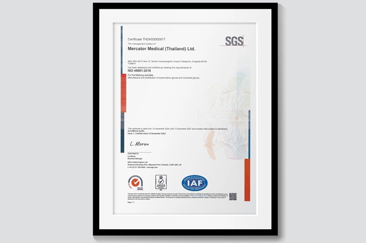 ISO 45001:2018 certification - safety is our priority!