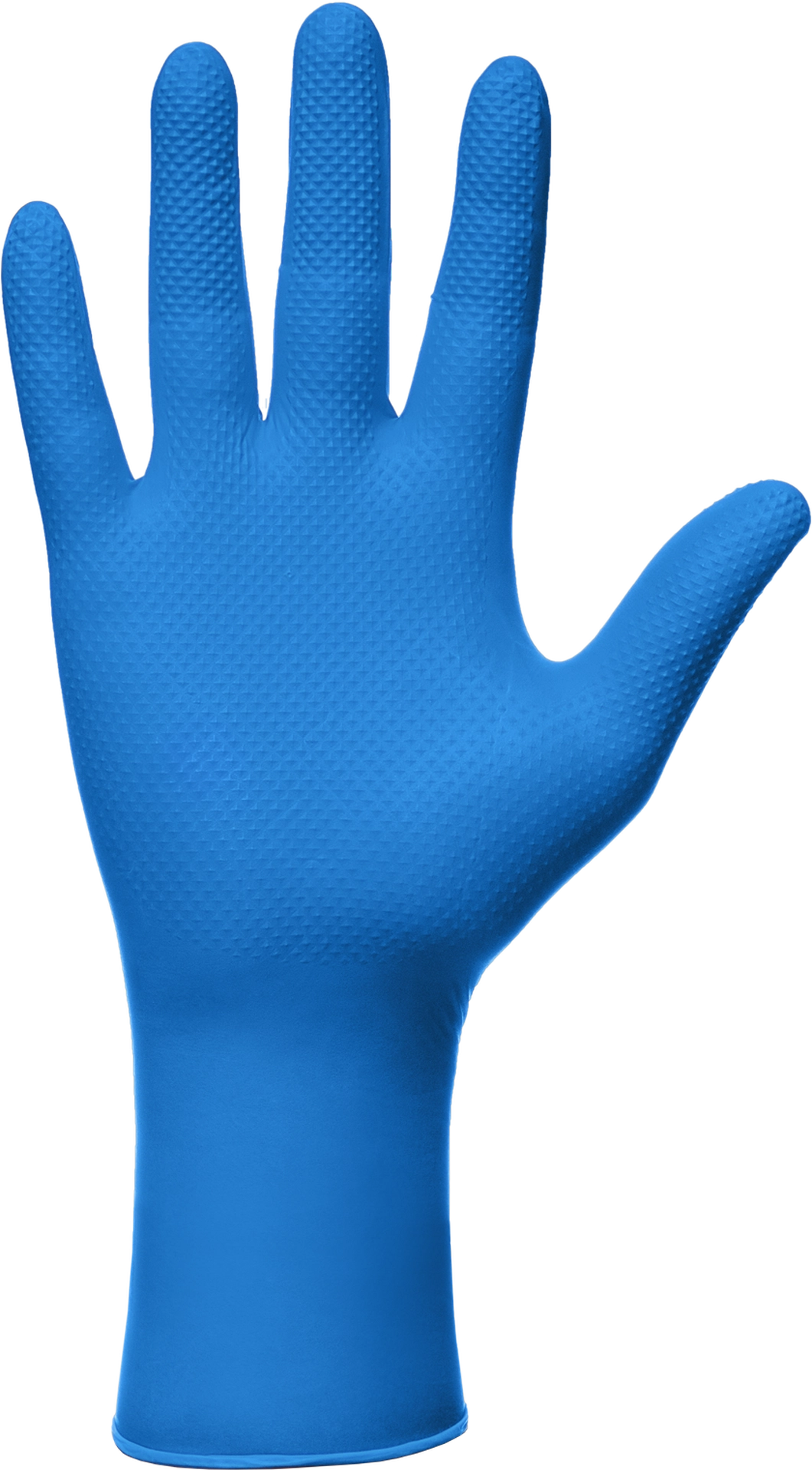 Nitrile Protective Powder Free Gloves Diamond Textured Long Cuff